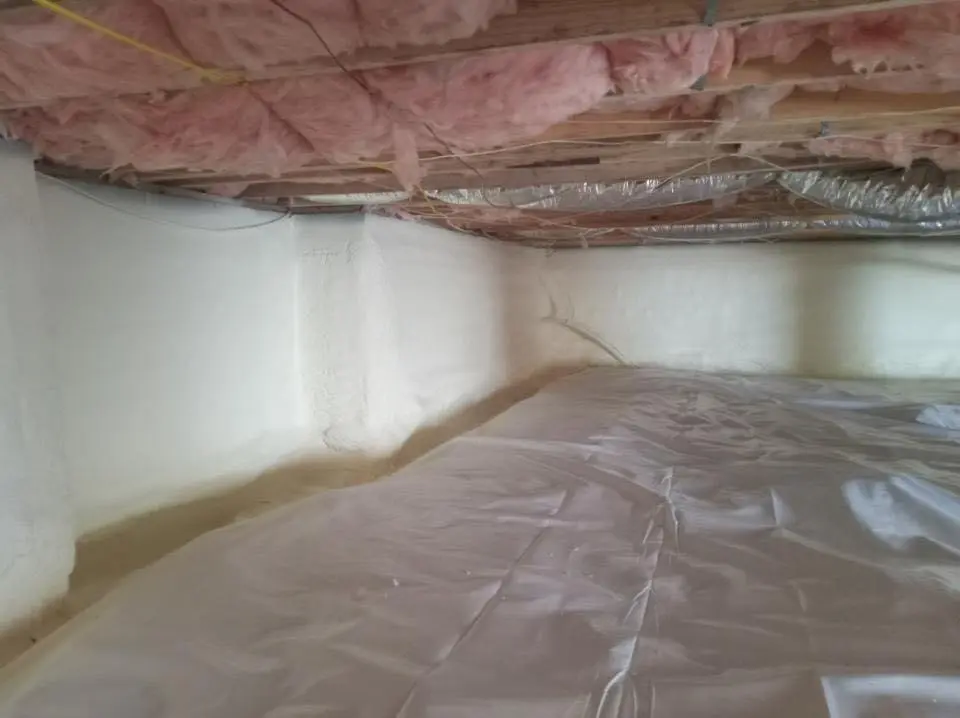 Crawl space encapsulation with closed-cell spray foam for Spray Foam Roofing in Ewa Beach